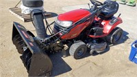 Craftsman Riding Lawn Mower c/w Snow Blower