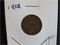 1922 ONE CENT F