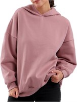 ($39) Xintianji Women Oversized Solid Hoodie
