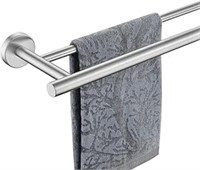 JQK Double Towel Bar, 24 Inch Stainless Steel Bath