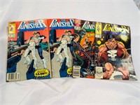 1989 & 1990 (4) The Punisher Comic Books