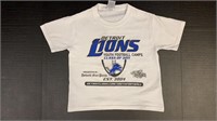Eric Hipple signed childs shirt Sz S Detroit Lions