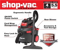 Shop-Vac 4-Gallons 5.5-HP Corded Wet/Dry Shop Vacu