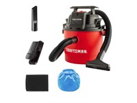 $40  CRAFTSMAN 2.5-G 2-HP Wet/Dry Vacuum w/ Acc