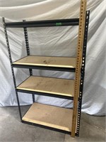 Four tier metal shelf