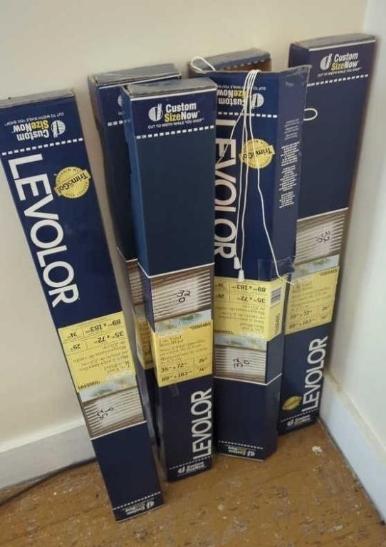 (5) Boxes of Blinds