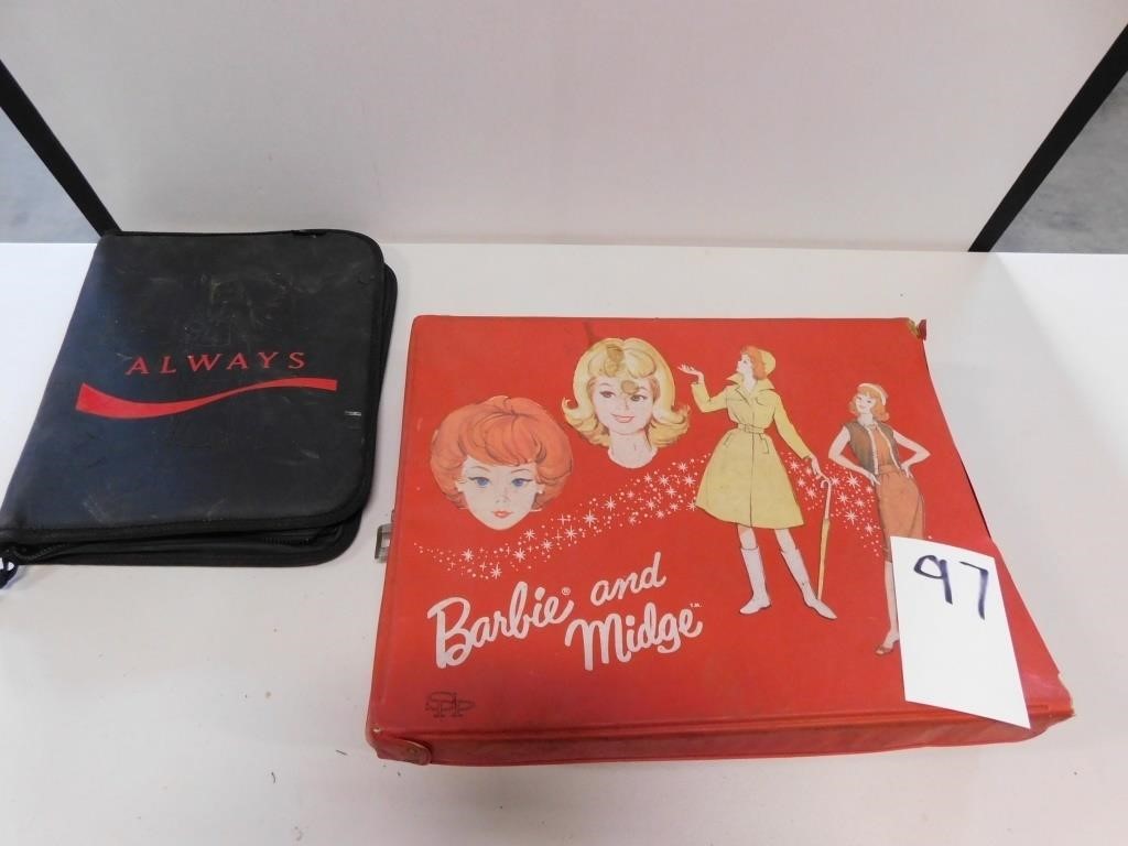 BARBIE CASE AND COKE NOTEBOOK