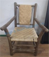 Hickory arm chair