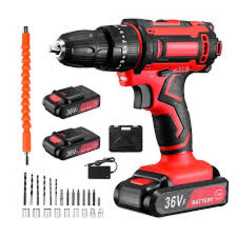 Aotuo Cordless Drill Machine With Spare 36v