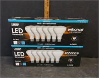 2 NEW 6 PACK LED DIMMABLE FLOOD LIGHTS