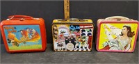 3 LUNCHBOXES BEATLES, MISS AMERICA,  AND MICKEY