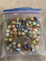 Tray of Assorted Marbles