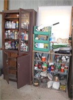 Wood Cabinet, Metal Divider Cabinet & Accessories