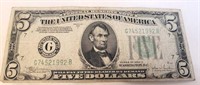 1934 C Five Dollar Bill