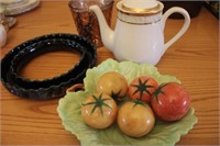 Flower Ring vase, Glass Bowl/Fruit