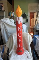 1988 NOEL CANDLE LIGHTED BLOWMOLD