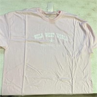 4-Pink XL Wild West World TShirts Historic