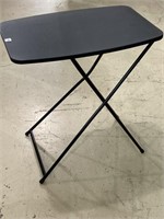 Modern Black Fold Up Side Table