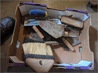 Trowels, brushes, and hand sweeps
