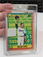 OF) Nolan Ryan game used Swatch baseball card