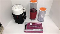 (2) To-go pitchers with lid (1) Igloo insulated