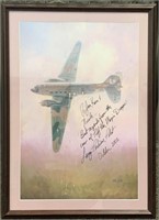 Alex Print Of Fighter Jet With Inscription