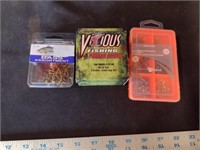 VICIOUS Power Braids, Hooks & Hook/Sinker Kit