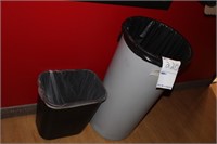 Lot of (2) Trash Cans