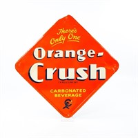 Tin "Orange Crush" Soda Pop Beverage Sign