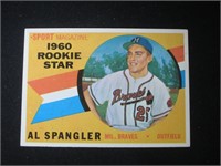 1960 TOPPS #143 AL SPANGLER STAR ROOKIE