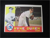 1960 TOPPS #204 RYNE DUREN YANKEES