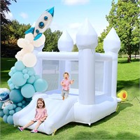 iLink-outer White Bounce House Indoor Bounce House