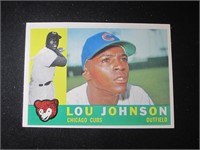 1960 TOPPS #476 LOU JOHNSON CHICAGO CUBS