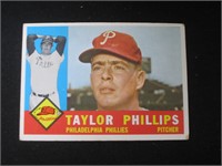 1960 TOPPS #211 TAYLOR PHILLIPS PHILLIES
