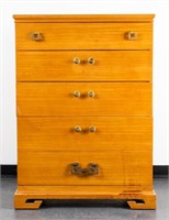 Chinoiserie Mid-Century Modern Dresser