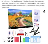 A3 LED Light Pad for Diamond Painting