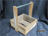 Vtg Wood Decor Caddy