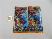 2 pack de cartes Pokémon Japonaise