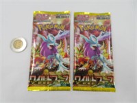 2 pack de cartes Pokémon Japonaise