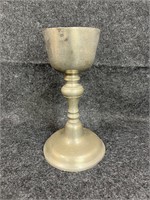 Antique English Pewter Chalice