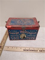 George Washington tobacco tin