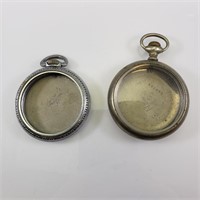 (2) POCKET WATCH CASES - 16s