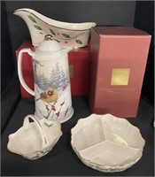 Lenox Candy Dishes, Thermal Carafe & Wine Caddy.