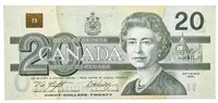 Bank of Canada 1991 $20 GEM UNC