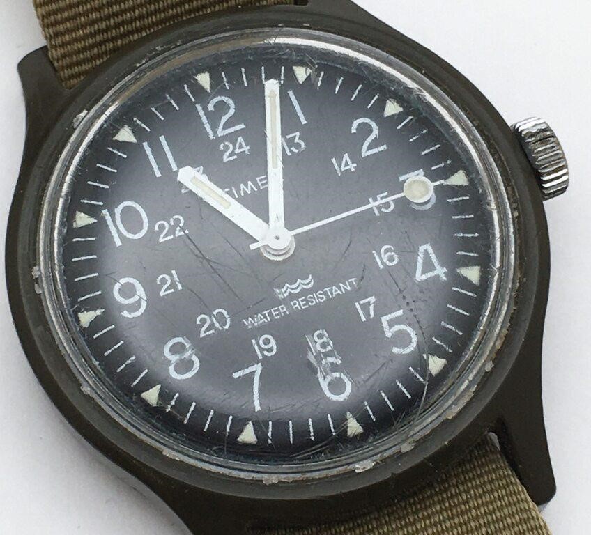 Timex Military Wind Up Wrist Watch