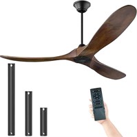 Ceiling Fan without Lights, 30" Wood Ceiling Fans