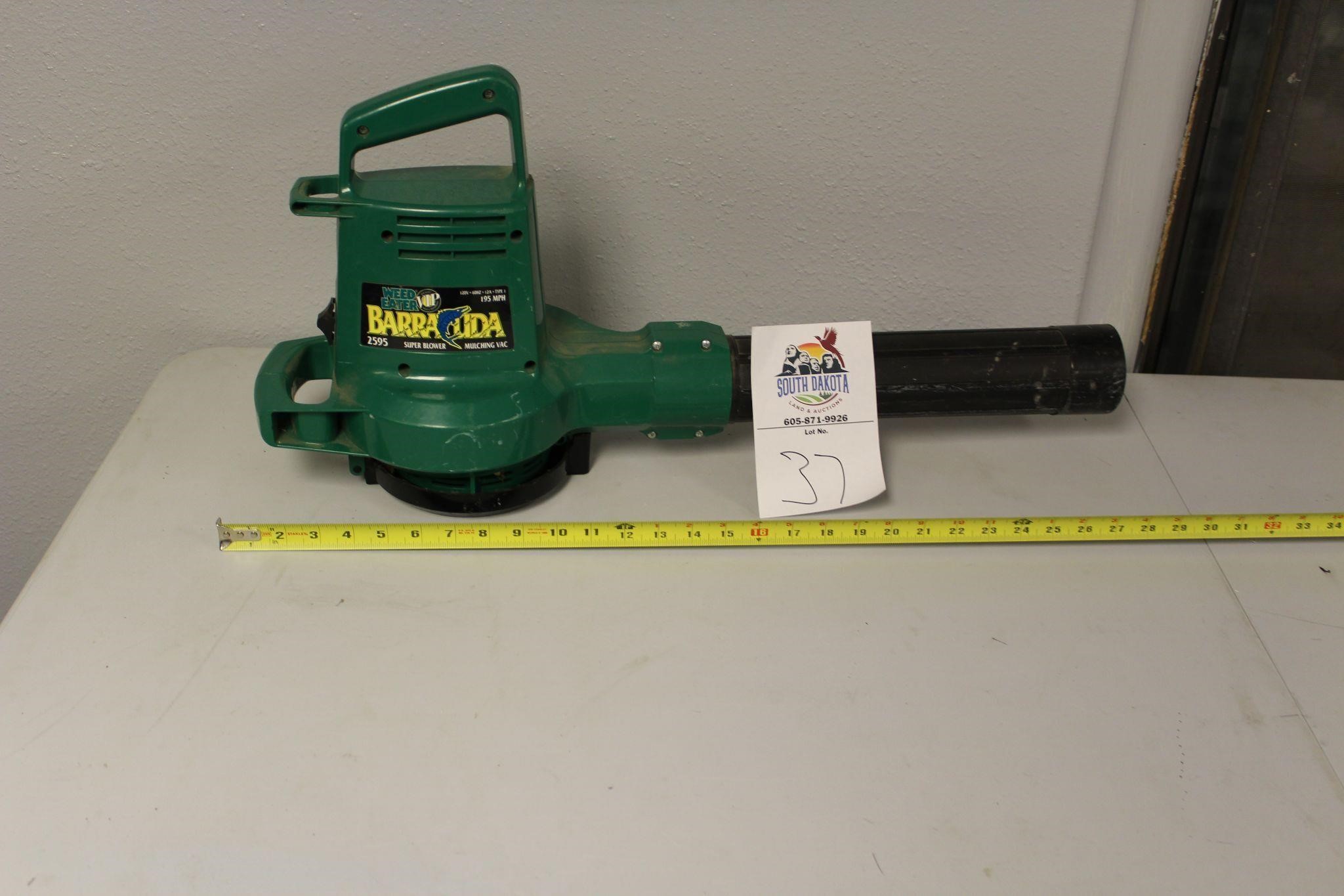 Barracuda Weed Eater Electric Super Blower