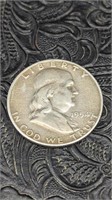 1954 Franklin Half Dollar D Mint Mark