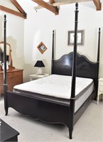 Black Country Style Four Poster Bed Frame