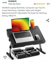 HUANUO Laptop Bed Desk, Computer Lap Tray for